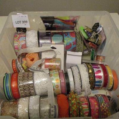 Scrapbook Supplies--Riboons/Fibers