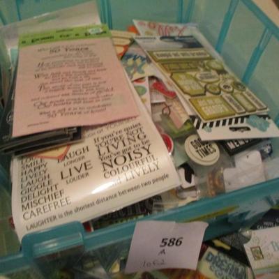 Scrapbook Supplies--Stickers/Paper