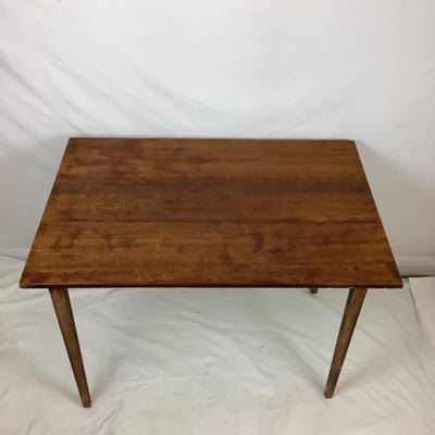 6177 Antique Mahogany Folding Table
