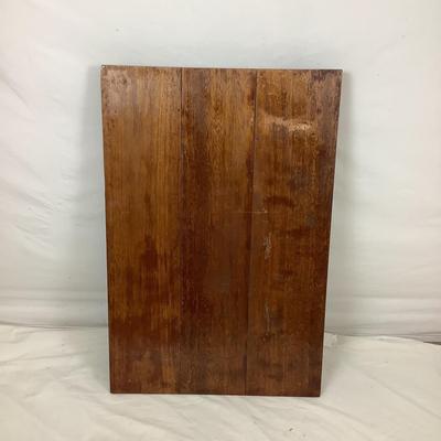 6177 Antique Mahogany Folding Table