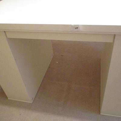 Wooden Craft Table w/Cubby Shelves