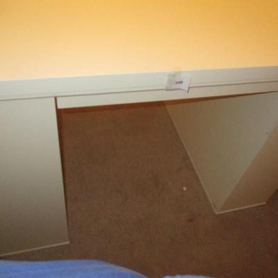 Wooden Craft Table w/Cubby Shelves
