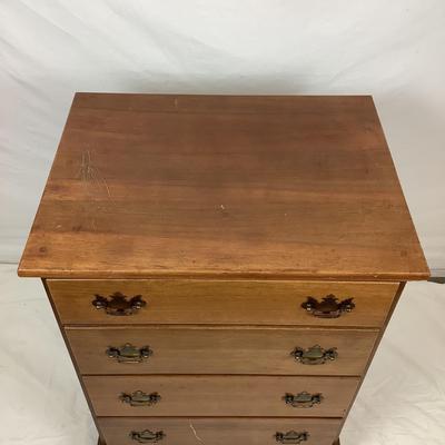 6178 Mahogany 4 Drawer Dresser