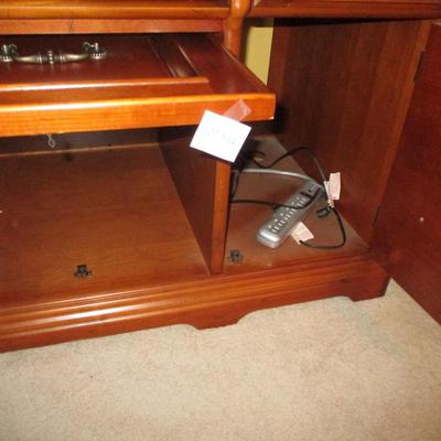 Aspen Cherry Computer Hutch