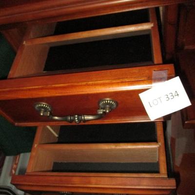 Aspen Cherry Computer Hutch