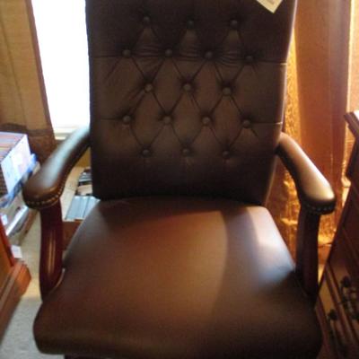 Brown Leather Executive Chair