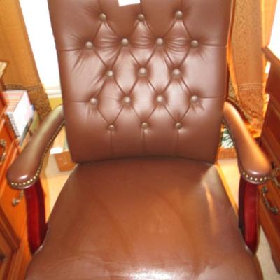 Brown Leather Executive Chair