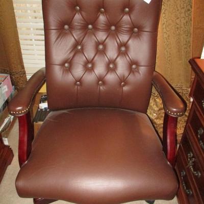 Brown Leather Executive Chair