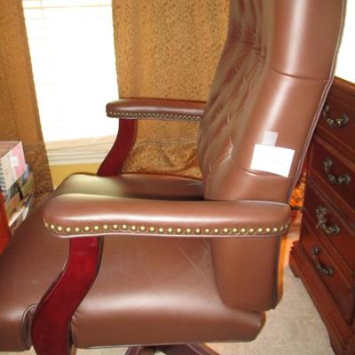 Brown Leather Executive Chair