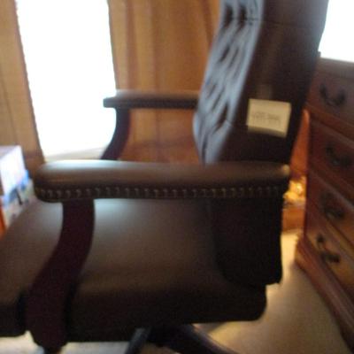 Brown Leather Executive Chair