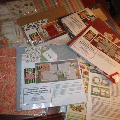 Scrapbook Supplies- Page Kits