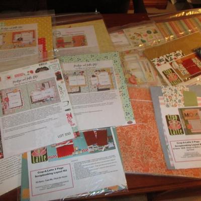 Scrapbook Supplies- Page Kits