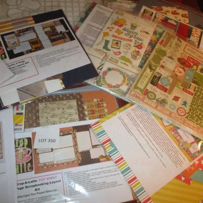 Scrapbook Supplies- Page Kits