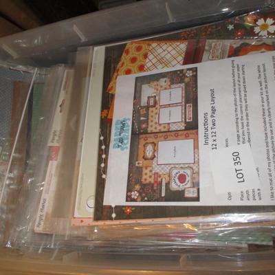 Scrapbook Supplies- Page Kits
