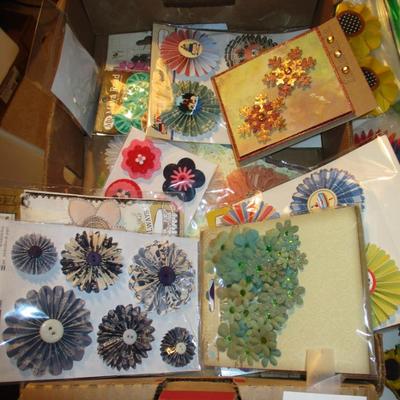 Scrapbook Supplies--Flowers