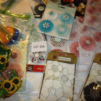 Scrapbook Supplies--Flowers