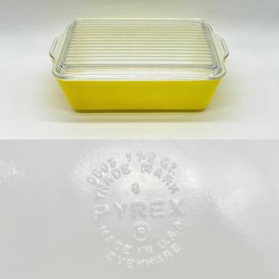 PYREX ~ Nine (9) Assorted ~ Lidded Refrigerator Dishes