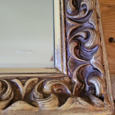 Mirror with Ornate Gold Frame (LR-DW)