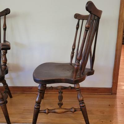 Three Ethan Allen Windsor Chairs (LR-DW)