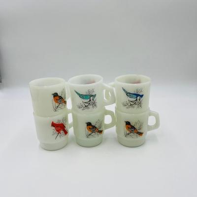 ANCHOR HOCKING ~ Fire King ~ Six (6) Ovenproof Coffee Cups