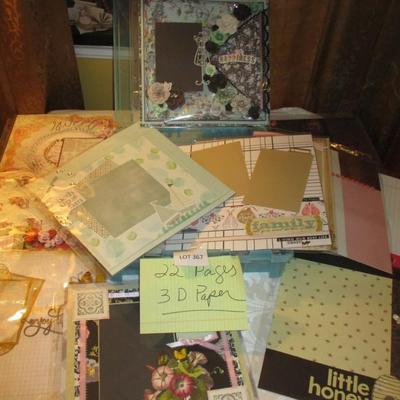 Scrapbook Paper-3D