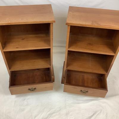 6182 Pair of Maple Hutches