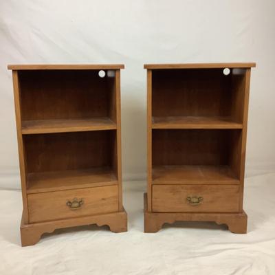 6182 Pair of Maple Hutches