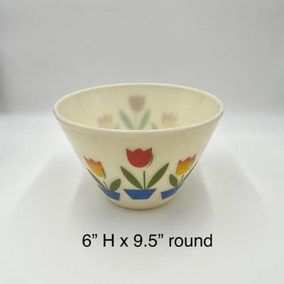 FIRE KING ~ Tulip ~ Five (5) Assorted Bowls