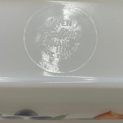 FIRE KING ~ Gay Fad ~ Five (5) Assorted Lidded Ovenware