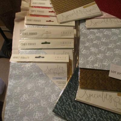 Scrapbook Foil Kraft Cards