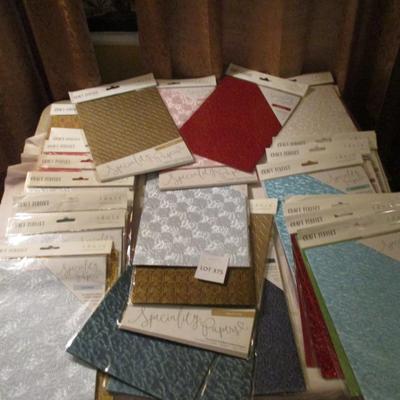 Scrapbook Foil Kraft Cards