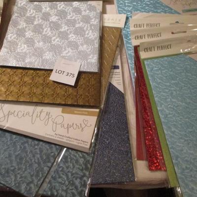 Scrapbook Foil Kraft Cards