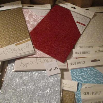 Scrapbook Foil Kraft Cards