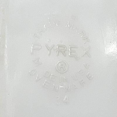 PYREX ~ Snowflake ~ Lidded Butter dish