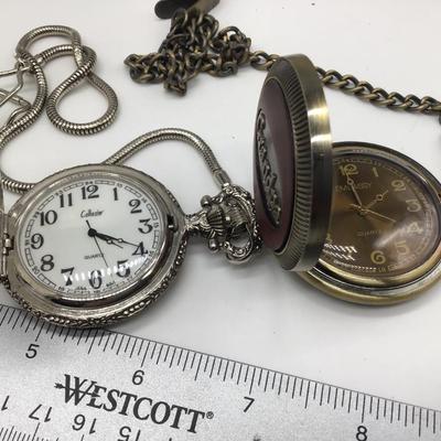 Lot of 2 Working Pocket Watches