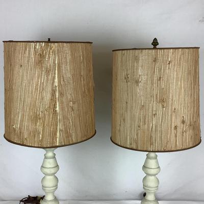 Lot. 6200. Pair of Vintage Lamps
