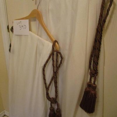Sheer Curtains & Drape Tie Backs