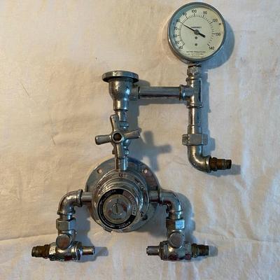 Vintage Bar-Ray Products Thermostatic Mixing Valve / Gauge