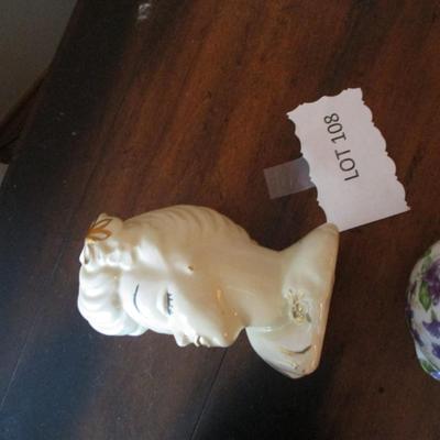 Lady Head/Flower Vase