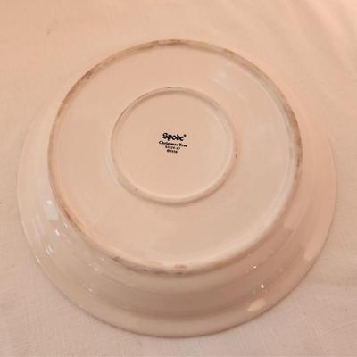 Lot #39  SPODE Christmas Tree Pie Plate