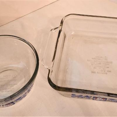 Lot #42 Set of Two "Dough Boy" Anchor Hocking dishes