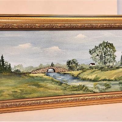 Lot #44 Original Painting - "Peaceful Panorama" - signed