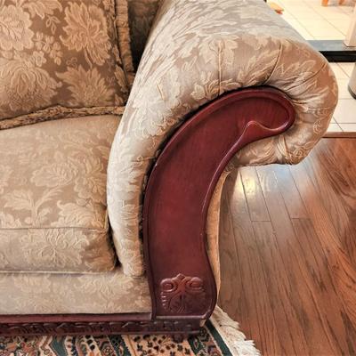 Lot #45 American Furniture Company Traditional Roll-Arm Sofa - Clean