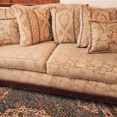 Lot #45 American Furniture Company Traditional Roll-Arm Sofa - Clean