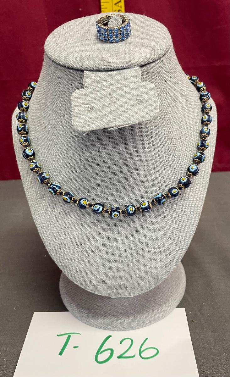 Blue beads