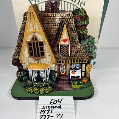 Brandywine Collectibles Stone cast 1971 Cottage