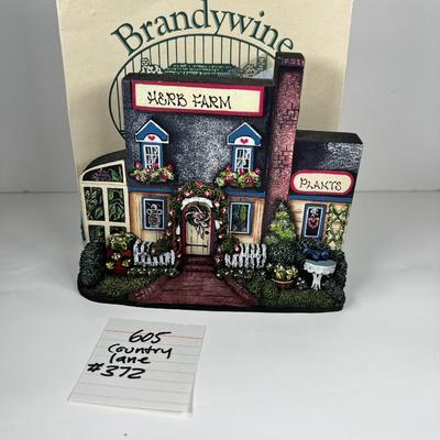 Brandywine Collectibles Stone cast Herb Farm