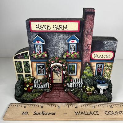 Brandywine Collectibles Stone cast Herb Farm