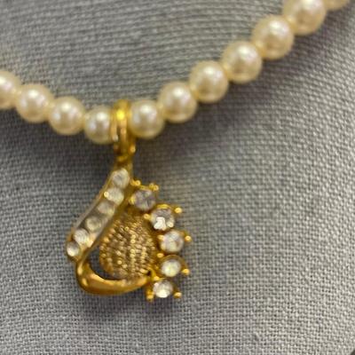 Necklace and earrings