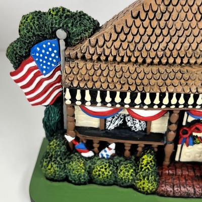 Brandywine Collectibles Stone cast 4th of July Cottage